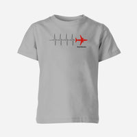 Thumbnail for Aviation Heartbeats Designed Children T-Shirts