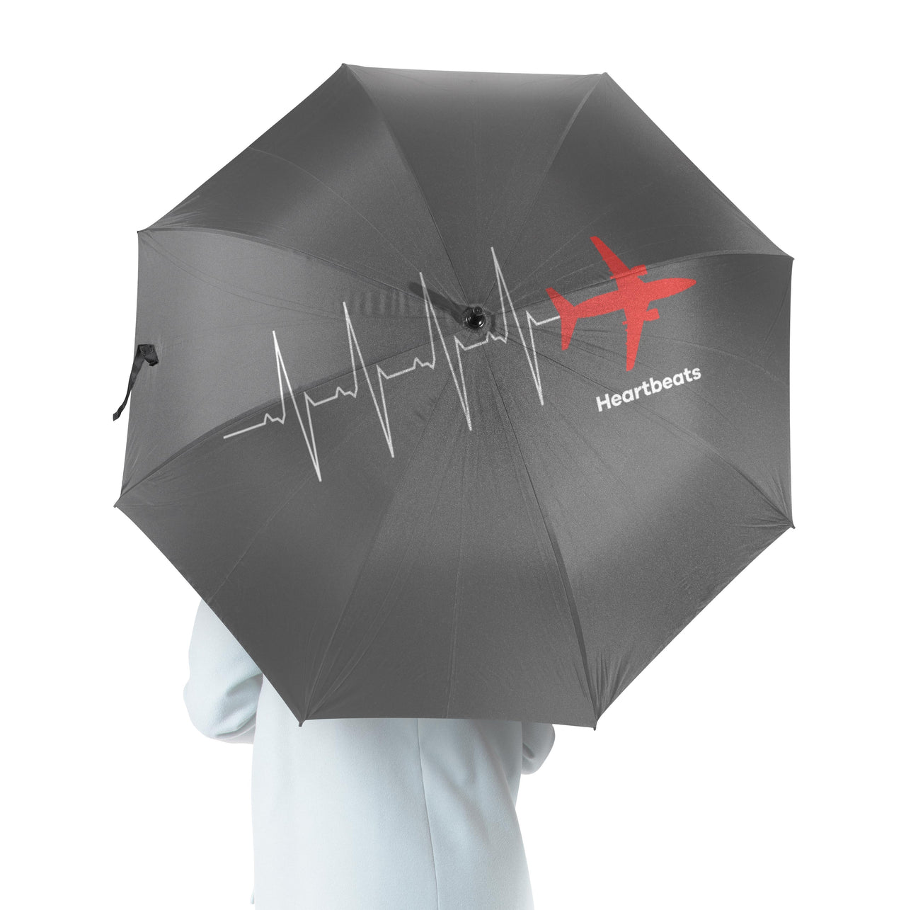 Aviation Heartbeats Designed Umbrella