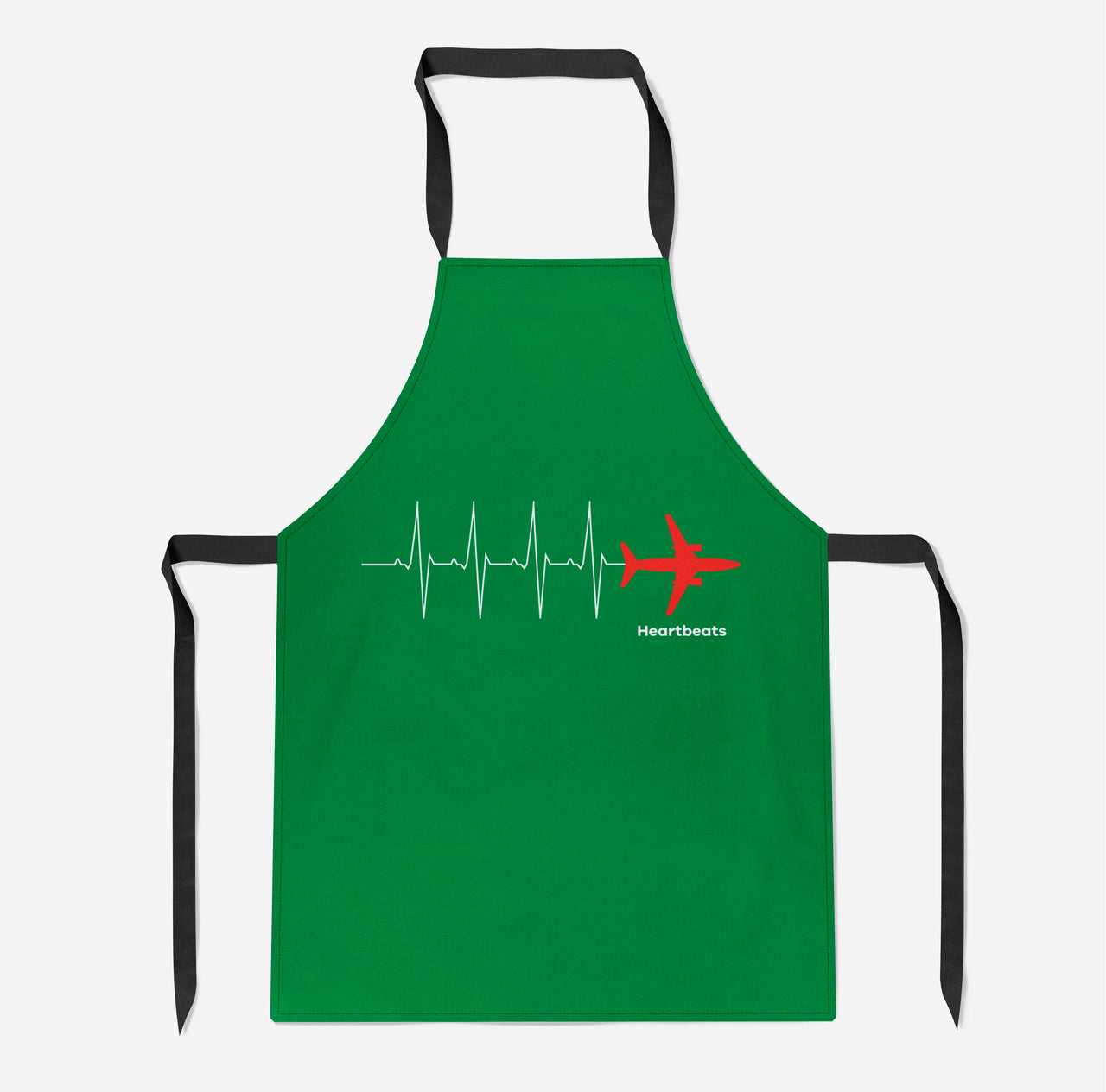 Aviation Heartbeats Designed Kitchen Aprons