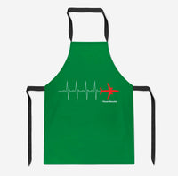 Thumbnail for Aviation Heartbeats Designed Kitchen Aprons