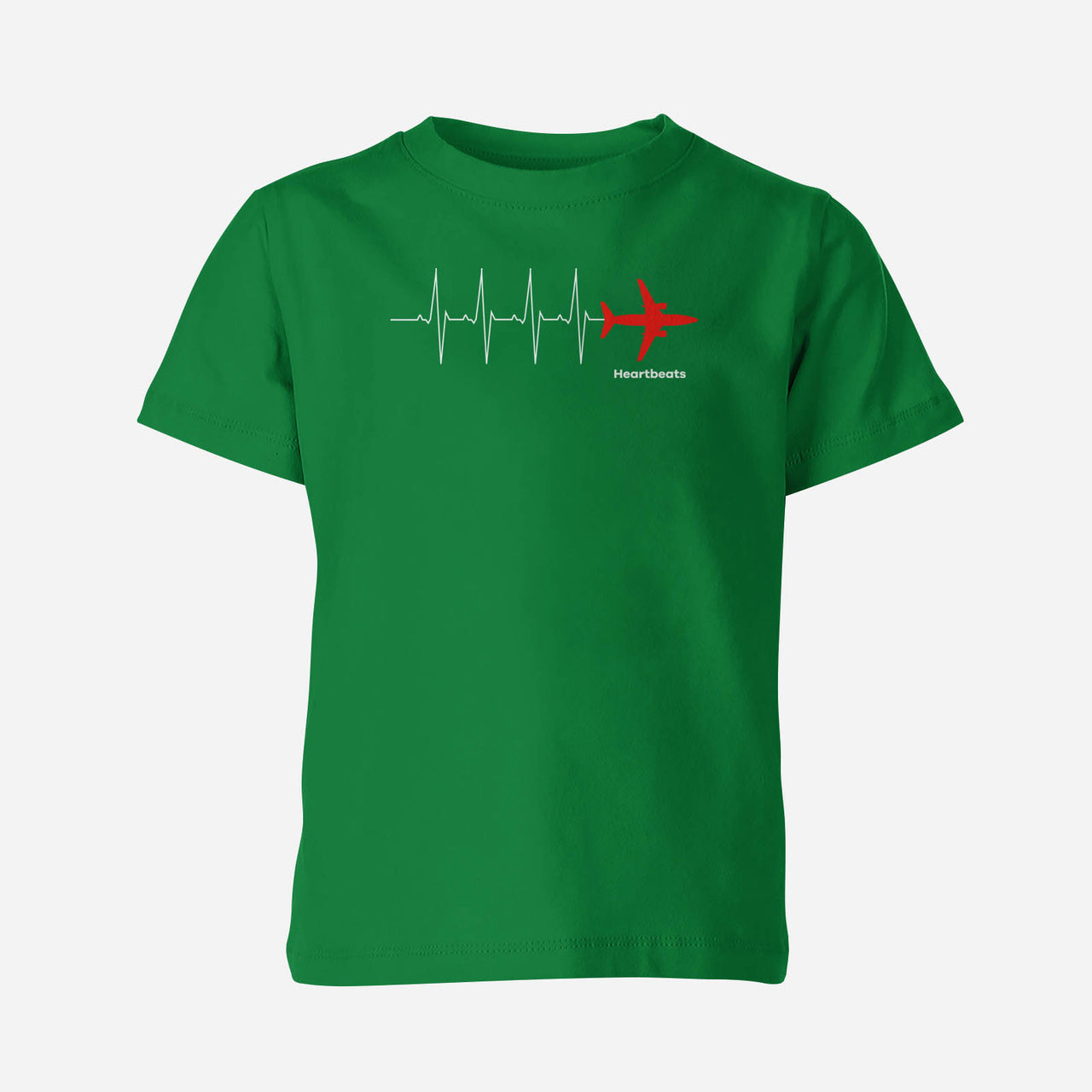 Aviation Heartbeats Designed Children T-Shirts