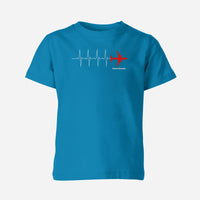 Thumbnail for Aviation Heartbeats Designed Children T-Shirts