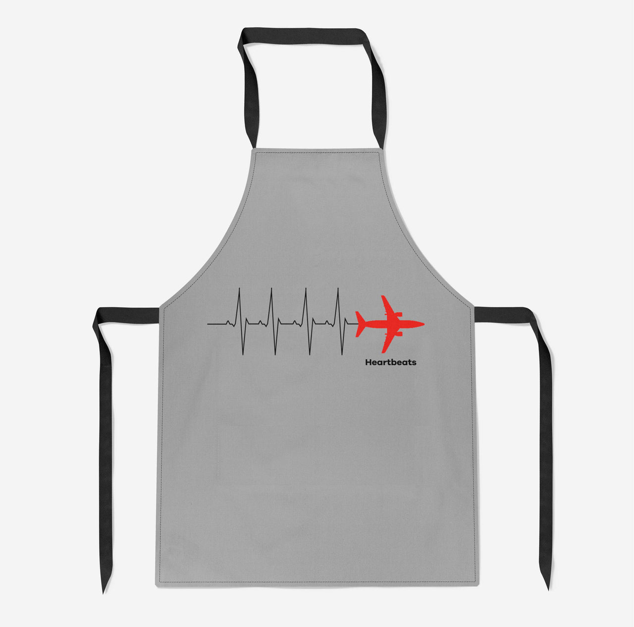Aviation Heartbeats Designed Kitchen Aprons