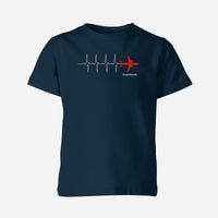 Thumbnail for Aviation Heartbeats Designed Children T-Shirts