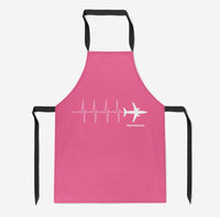 Thumbnail for Aviation Heartbeats Designed Kitchen Aprons