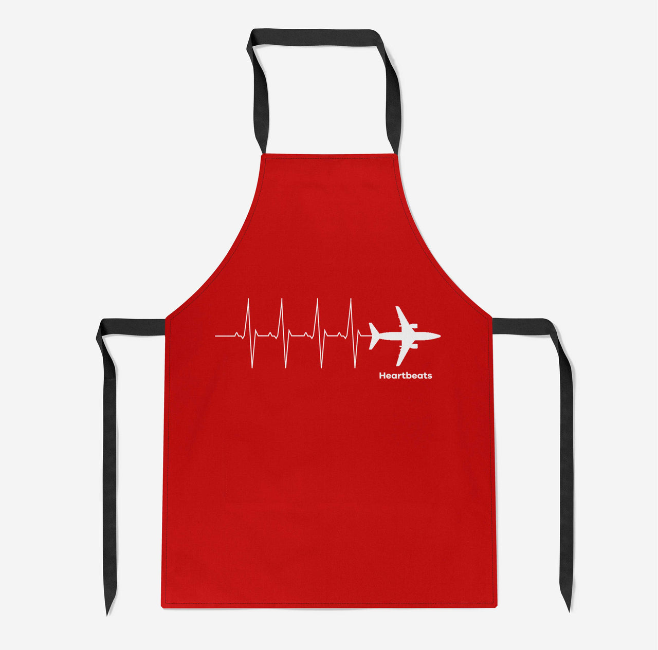 Aviation Heartbeats Designed Kitchen Aprons