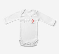 Thumbnail for Aviation Heartbeats Designed Baby Bodysuits