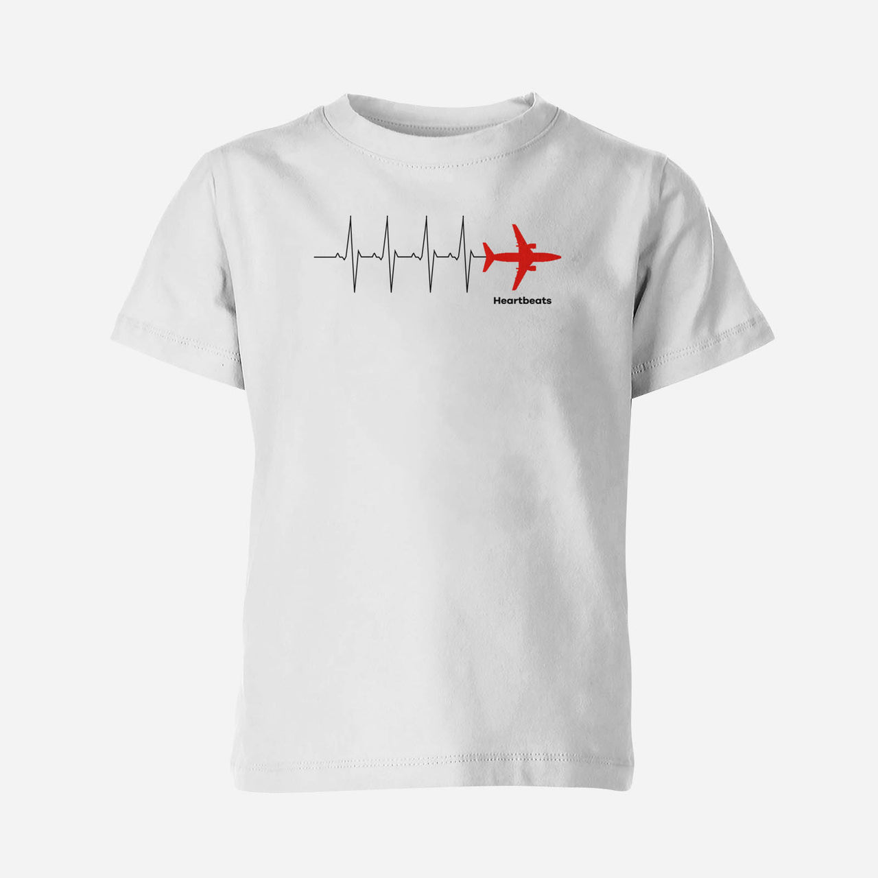 Aviation Heartbeats Designed Children T-Shirts