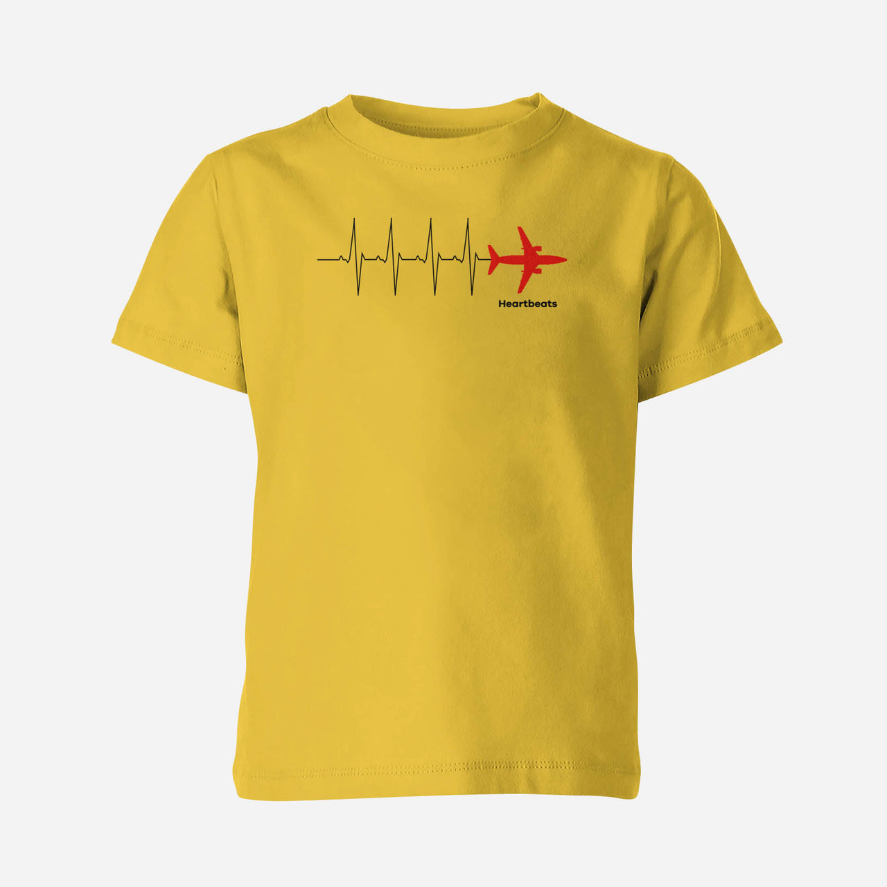 Aviation Heartbeats Designed Children T-Shirts