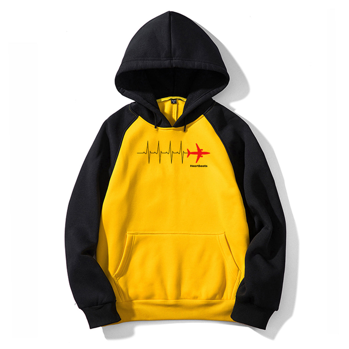 Aviation Heartbeats Designed Colourful Hoodies