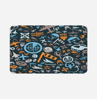 Thumbnail for Aviation Icons Designed Bath Mats