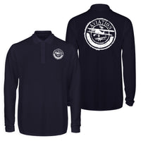 Thumbnail for Aviation Lovers Designed Long Sleeve Polo T-Shirts (Double-Side)