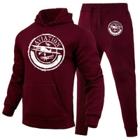 Thumbnail for Aviation Lovers Designed Hoodies & Sweatpants Set