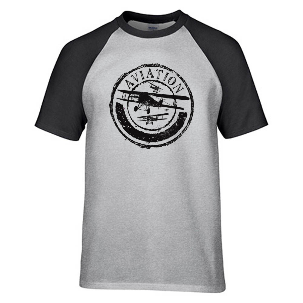 Aviation Lovers Designed Raglan T-Shirts