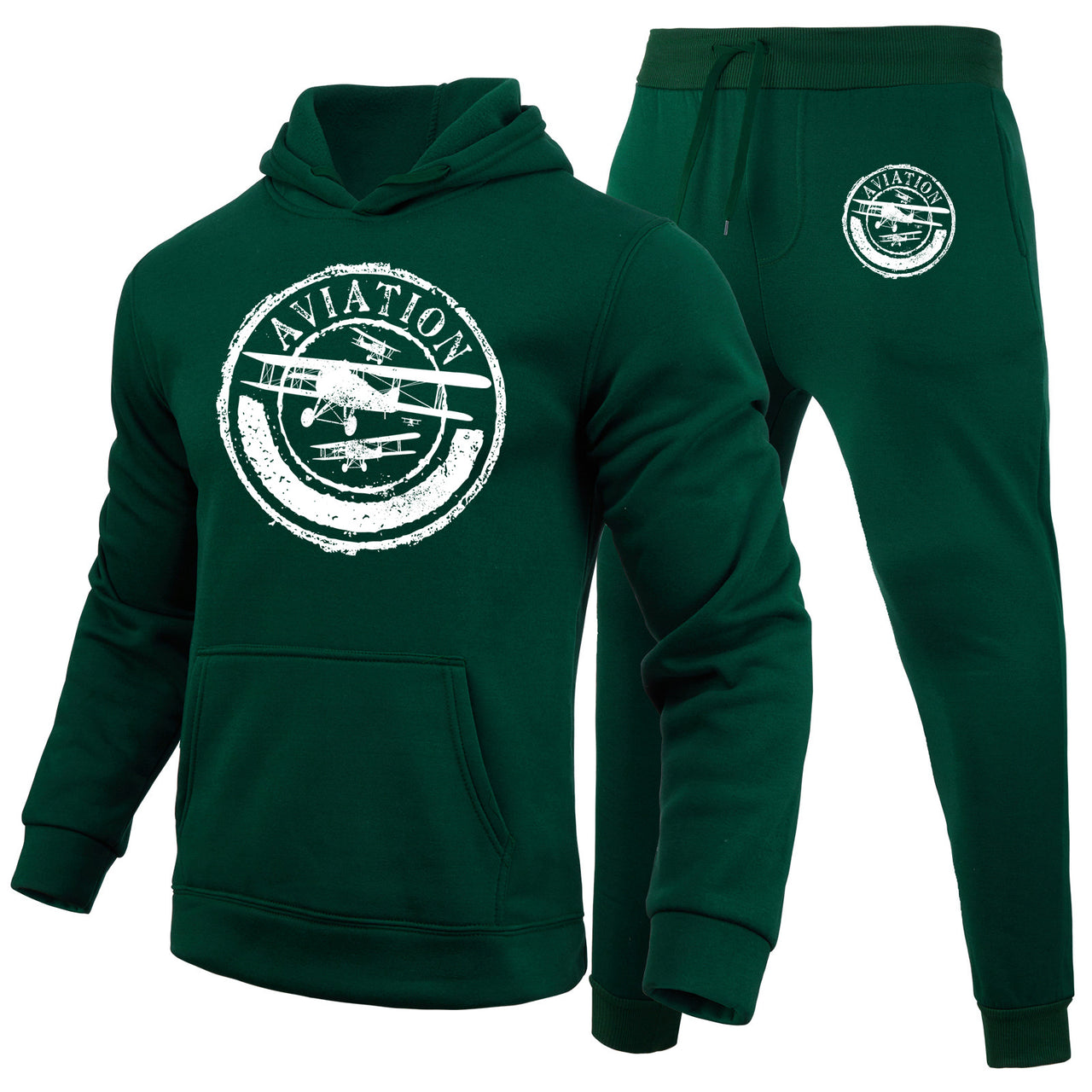 Aviation Lovers Designed Hoodies & Sweatpants Set