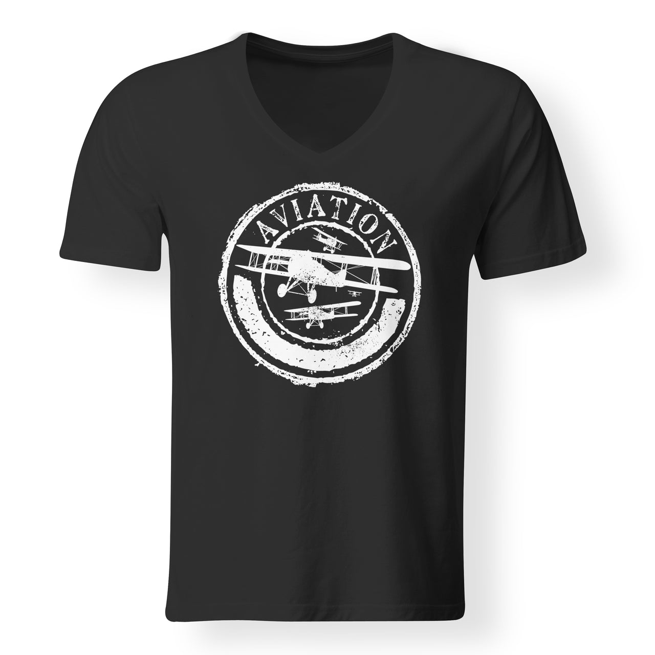 Aviation Lovers Designed V-Neck T-Shirts