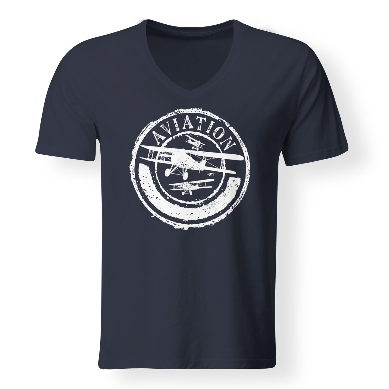 Aviation Lovers Designed V-Neck T-Shirts