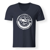 Thumbnail for Aviation Lovers Designed V-Neck T-Shirts