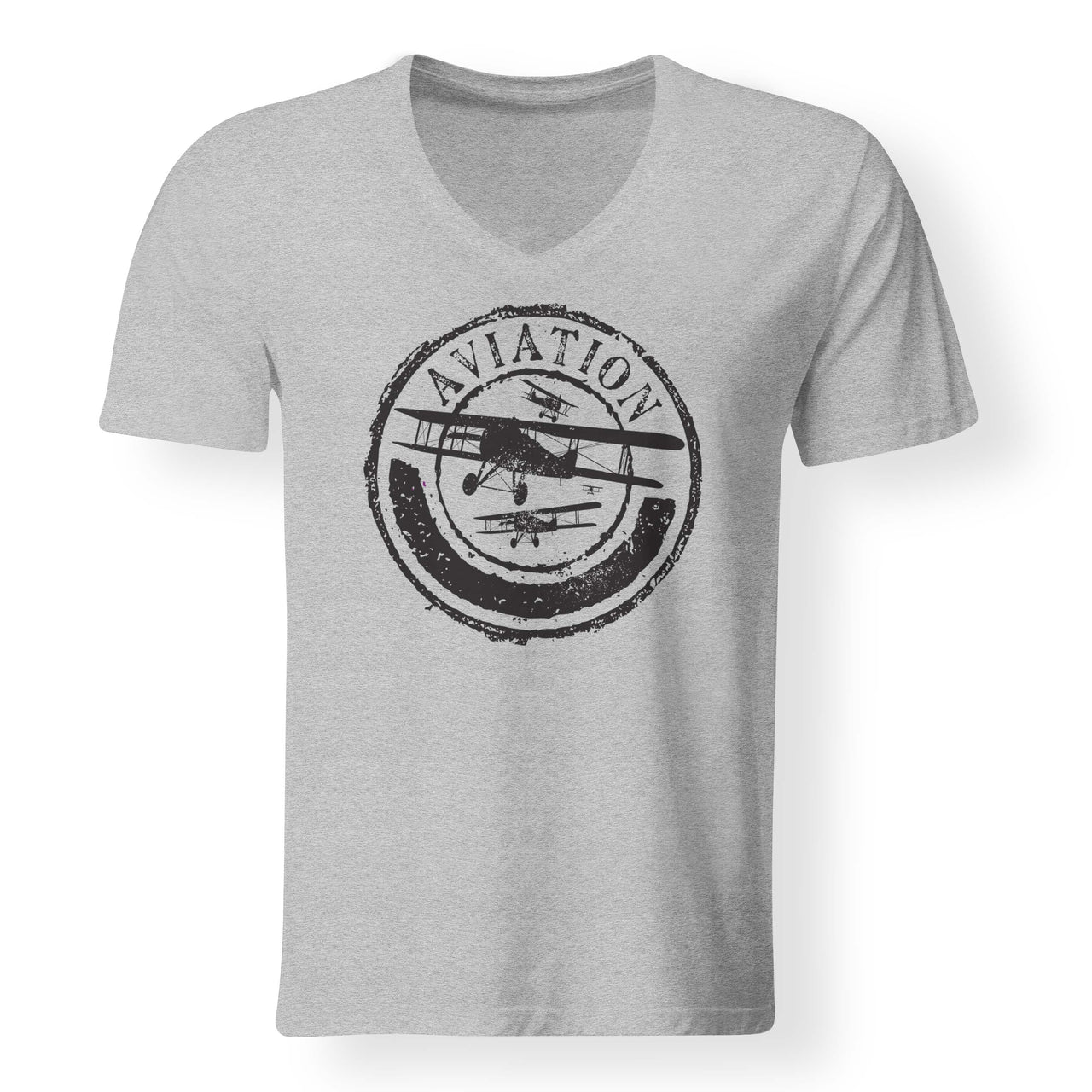 Aviation Lovers Designed V-Neck T-Shirts
