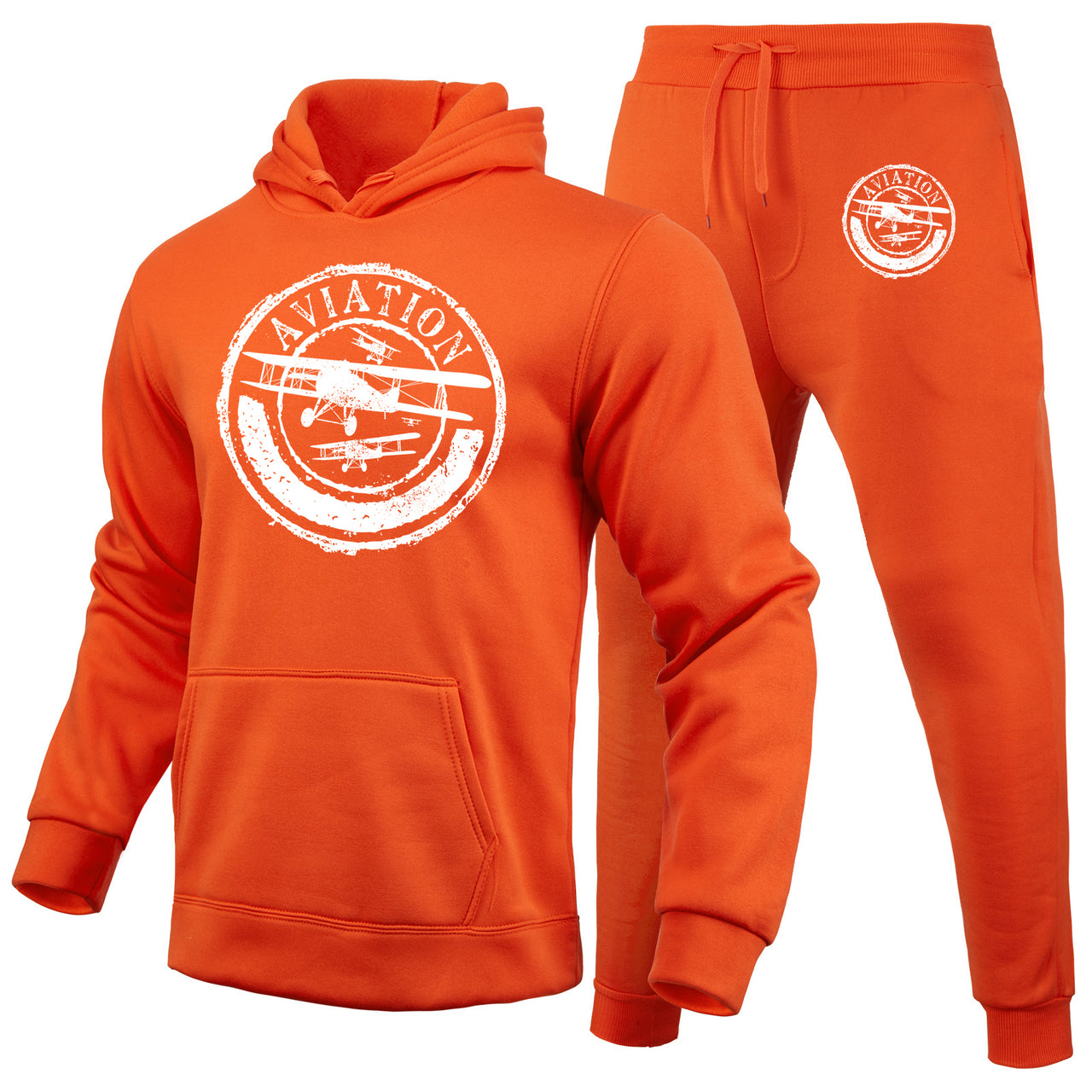Aviation Lovers Designed Hoodies & Sweatpants Set
