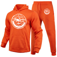 Thumbnail for Aviation Lovers Designed Hoodies & Sweatpants Set