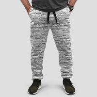 Thumbnail for Aviation Lovers Texts Designed Sweat Pants & Trousers