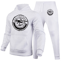 Thumbnail for Aviation Lovers Designed Hoodies & Sweatpants Set
