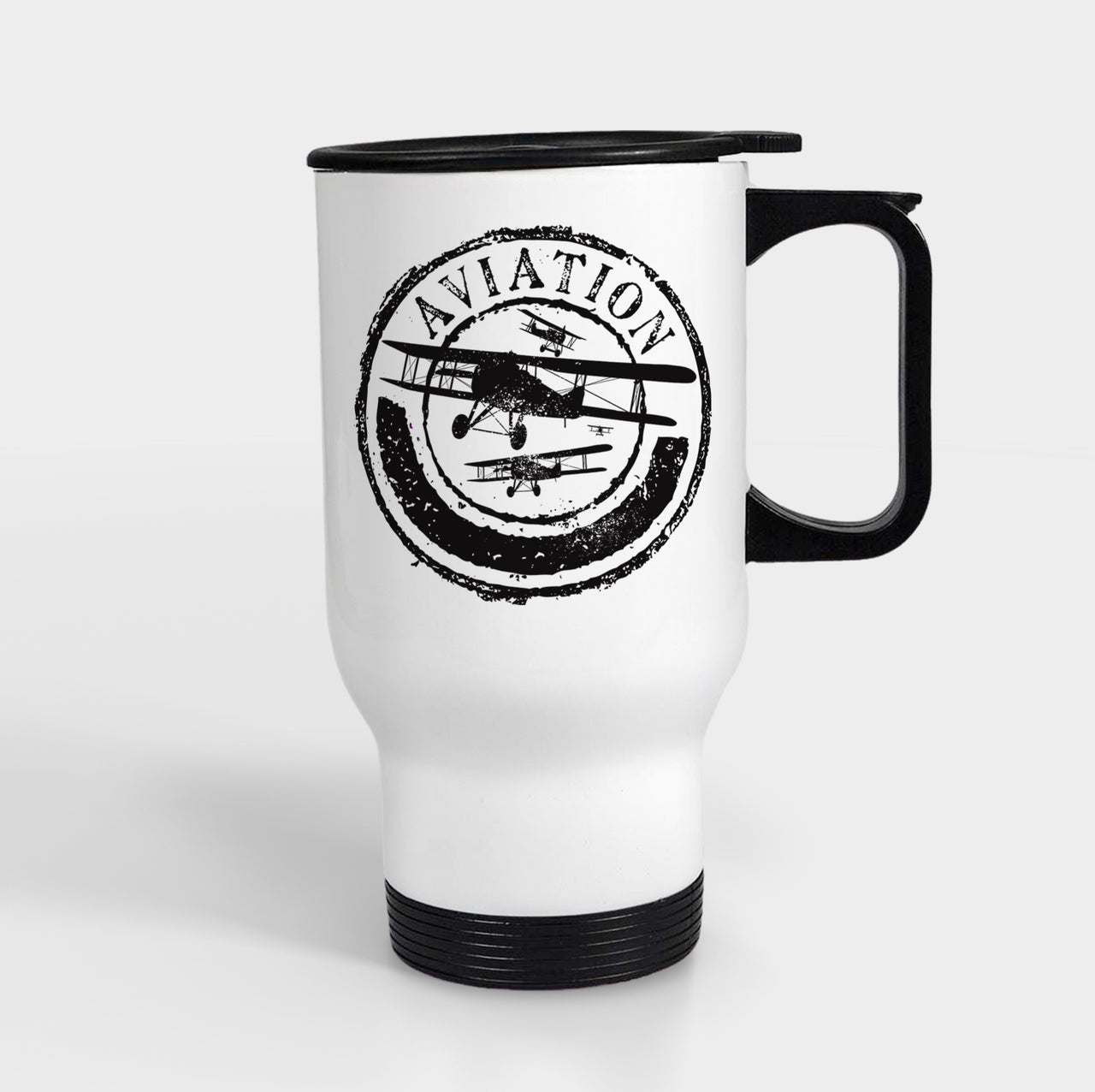 Aviation Lovers Designed Travel Mugs (With Holder)