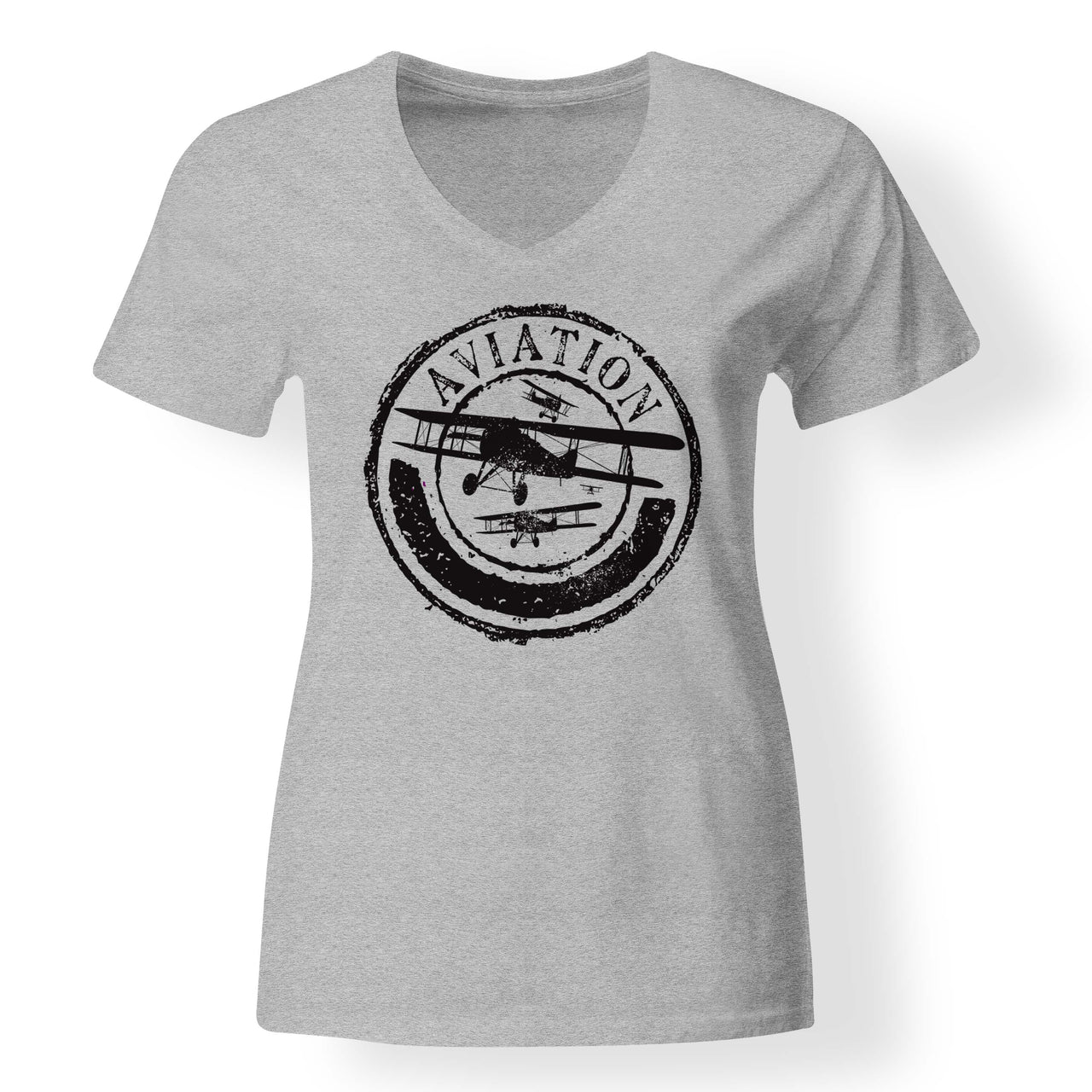 Aviation Lovers Designed V-Neck T-Shirts