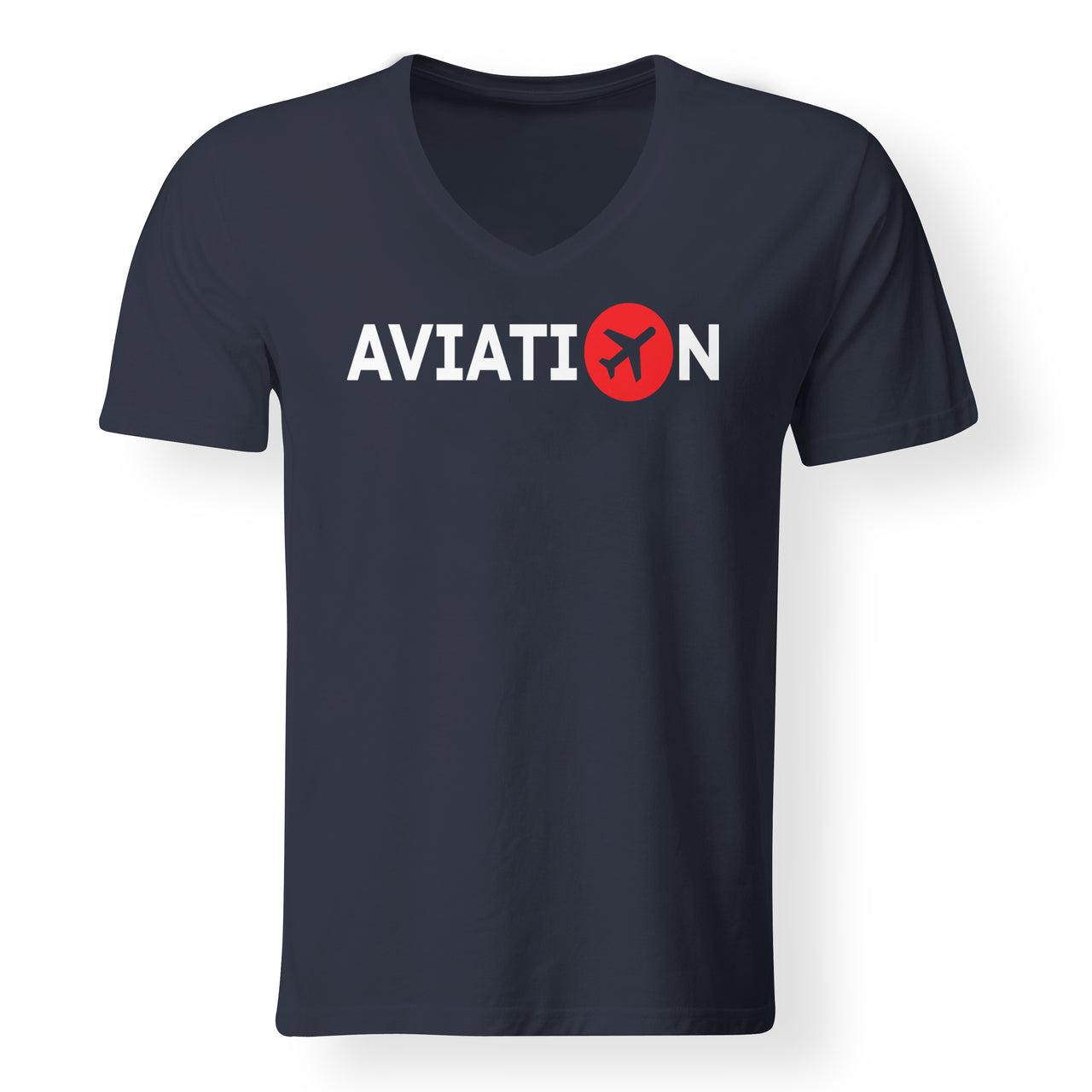 Aviation Designed V-Neck T-Shirts