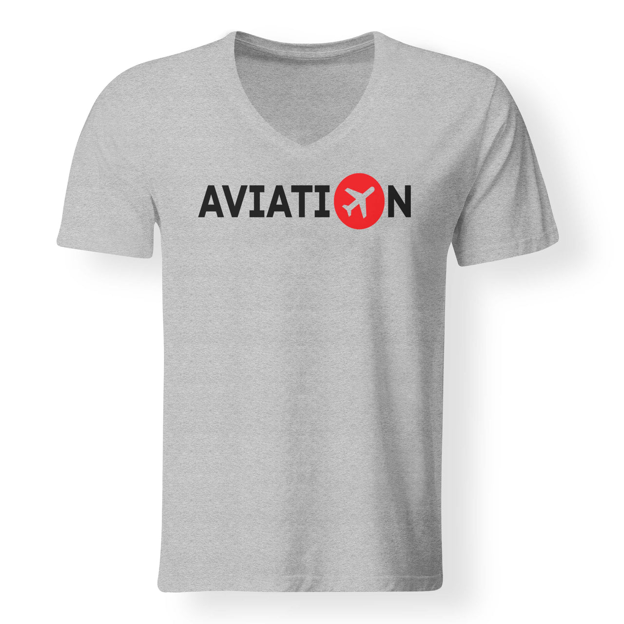 Aviation Designed V-Neck T-Shirts