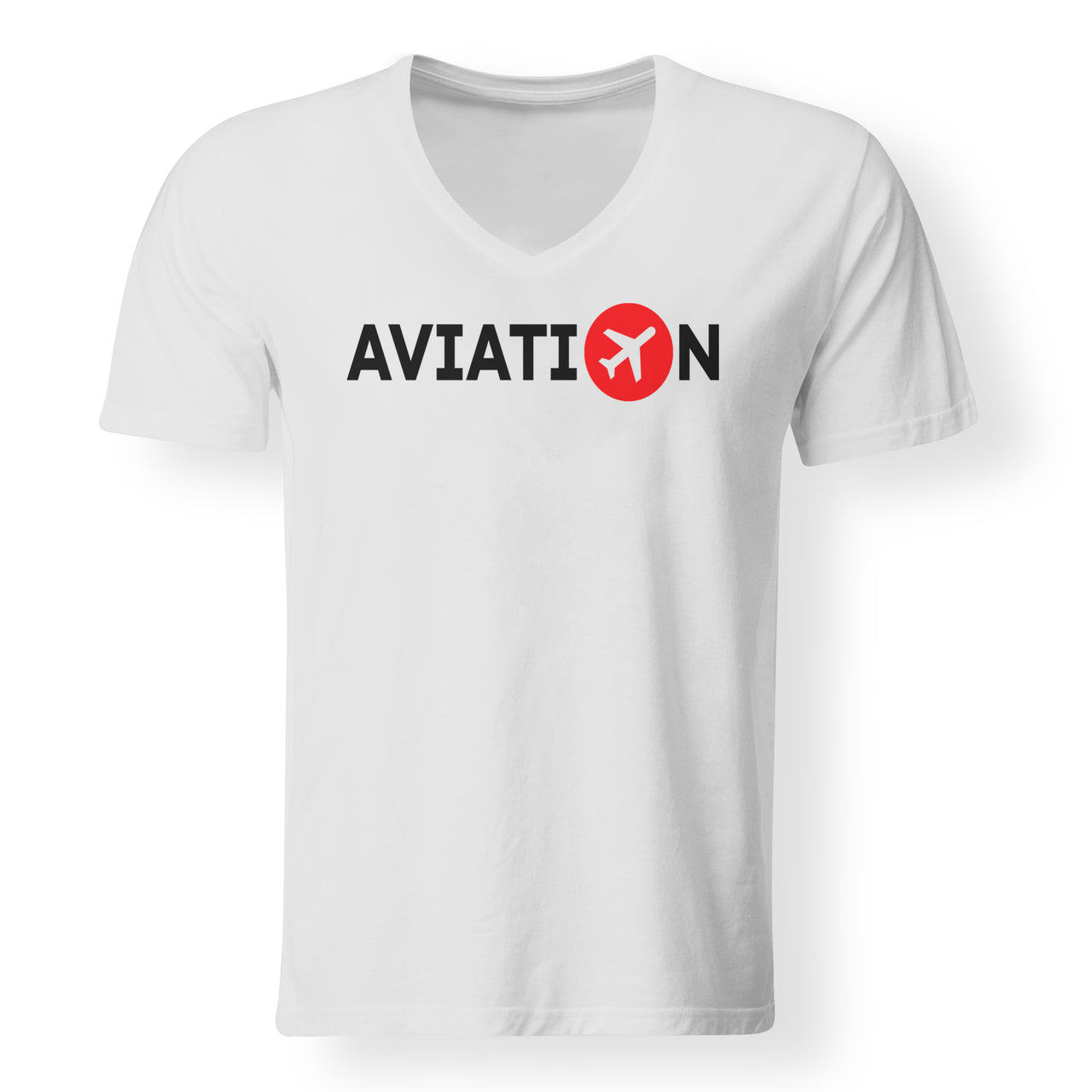 Aviation Designed V-Neck T-Shirts
