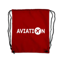 Thumbnail for Aviation Designed Drawstring Bags