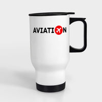 Thumbnail for Aviation Designed Travel Mugs (With Holder)