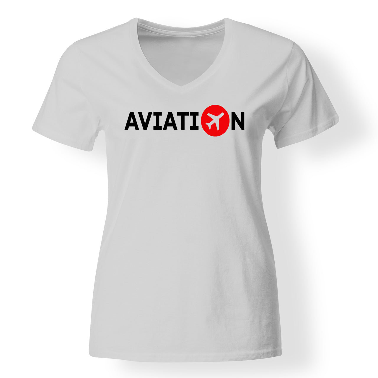 Aviation Designed V-Neck T-Shirts