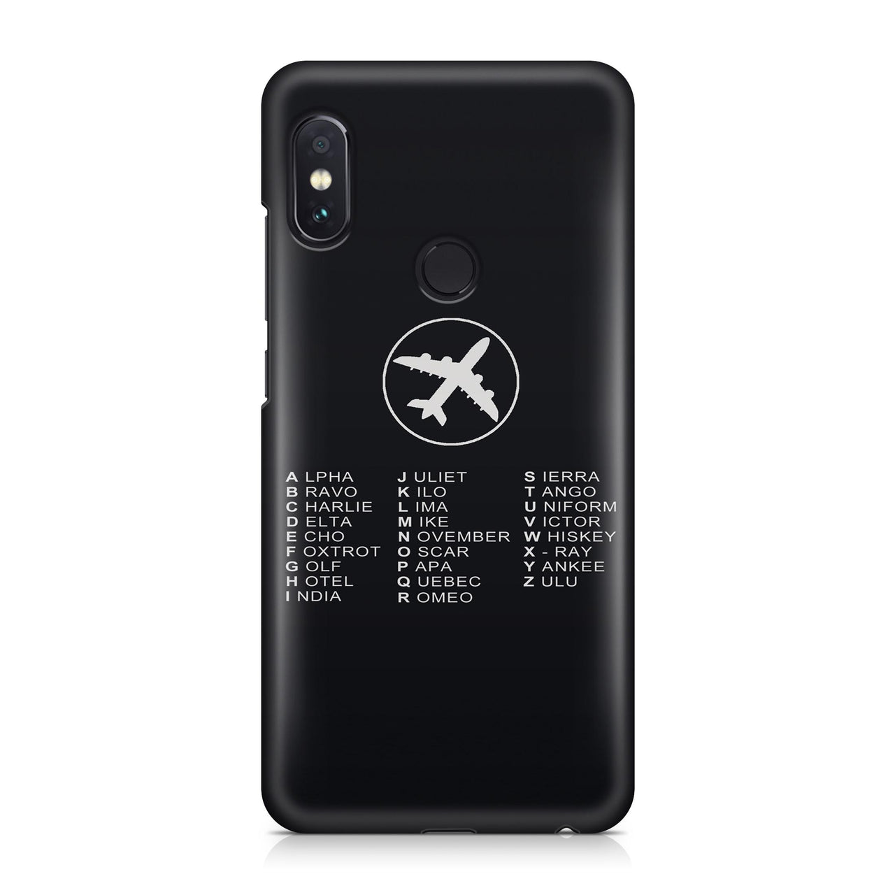 Aviation Alphabet 2 Designed Xiaomi Cases