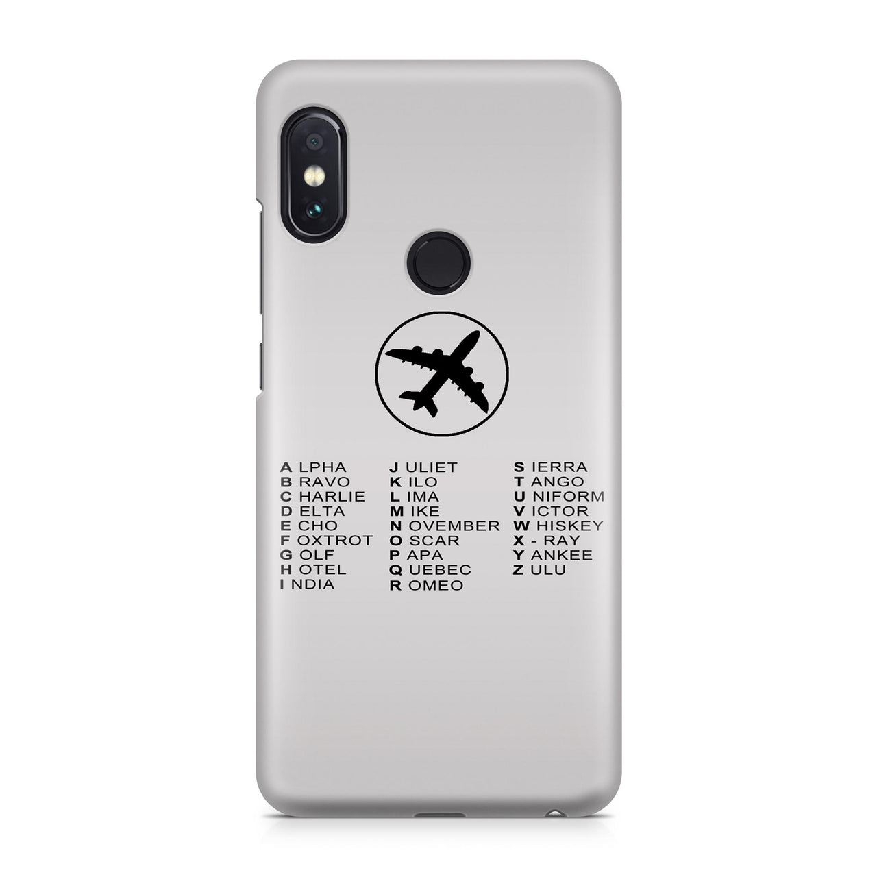 Aviation Alphabet 2 Designed Xiaomi Cases