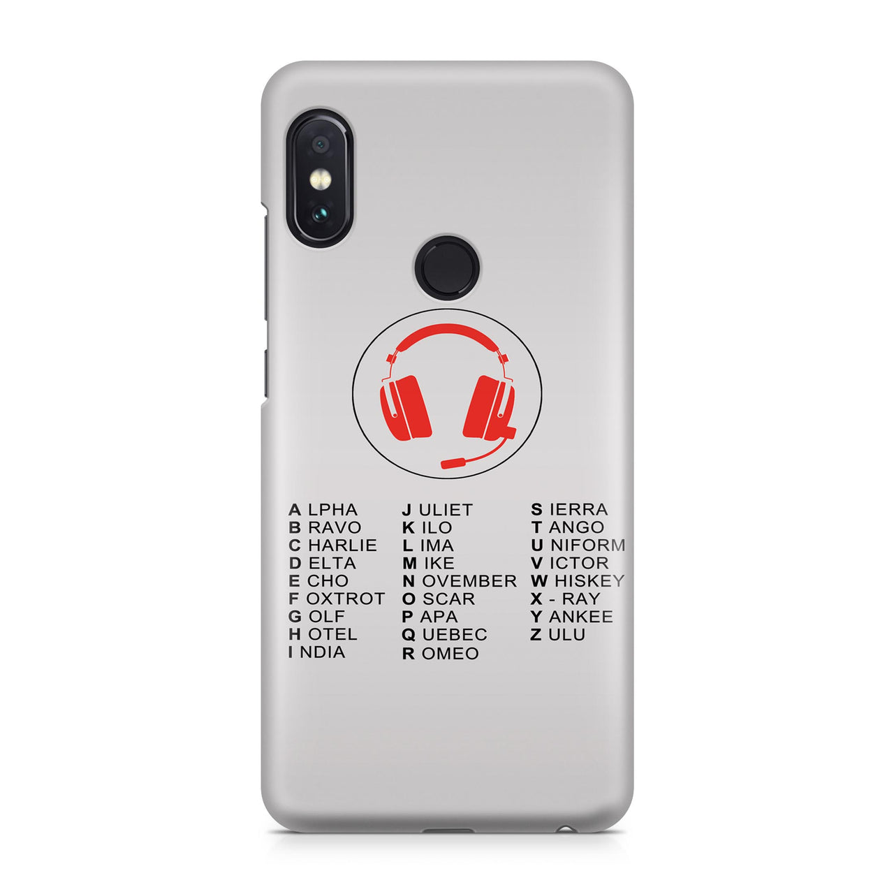 Aviation Alphabet 3 Designed Xiaomi Cases