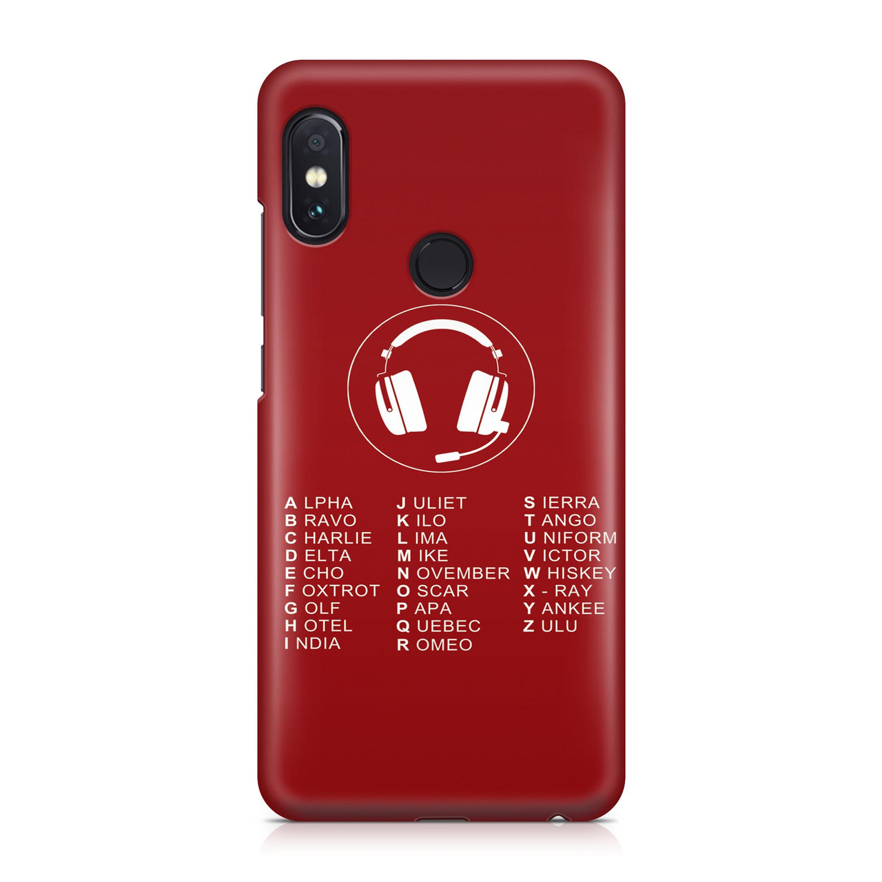 Aviation Alphabet 3 Designed Xiaomi Cases