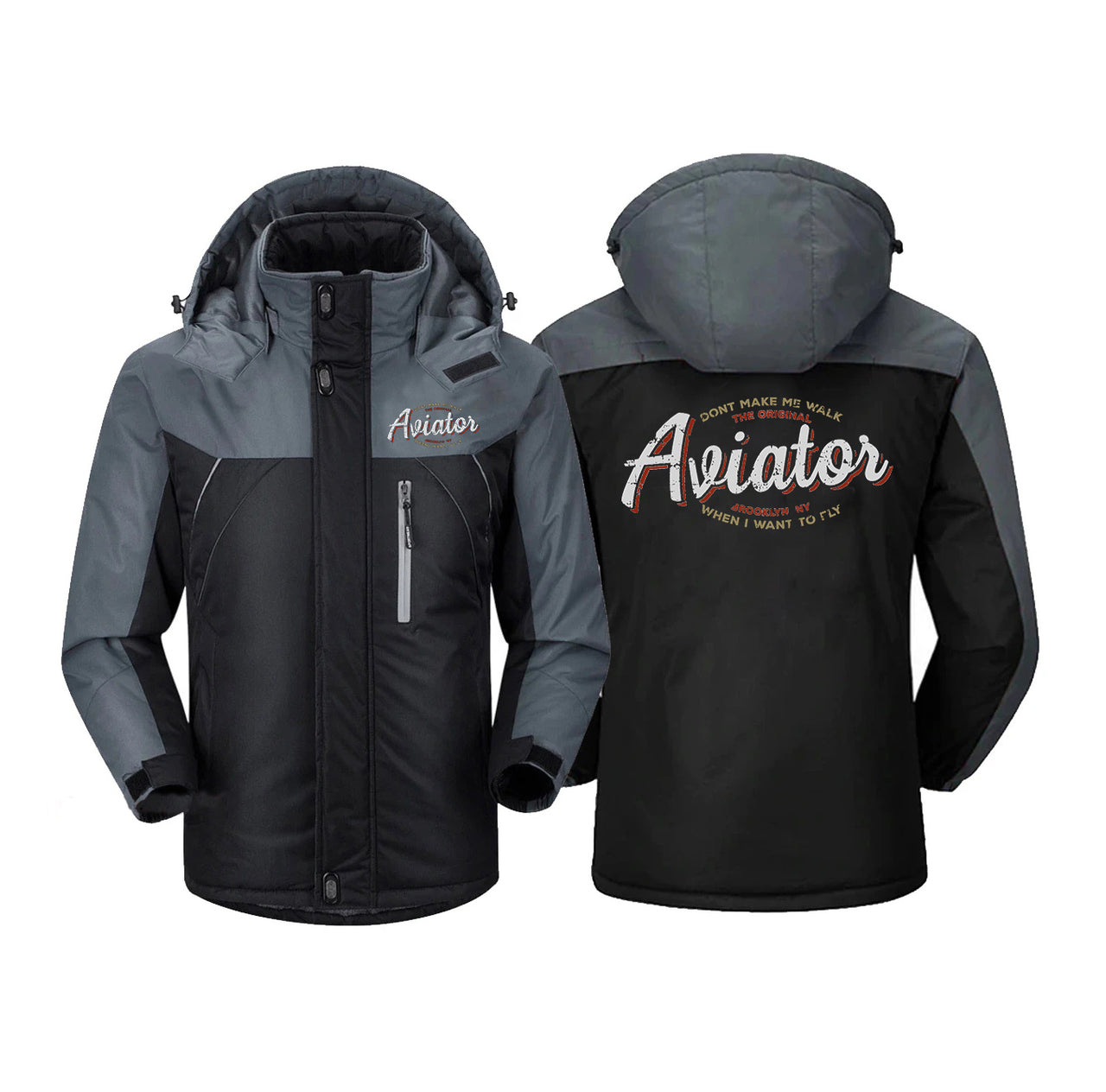 Aviator - Dont Make Me Walk Designed Thick Winter Jackets