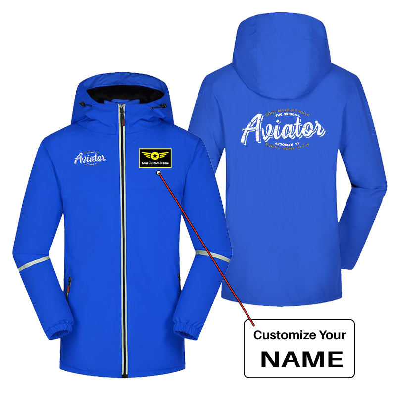 Aviator - Dont Make Me Walk Designed Rain Coats & Jackets