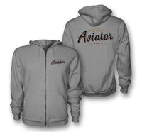 Thumbnail for Aviator - Dont Make Me Walk Designed Zipped Hoodies