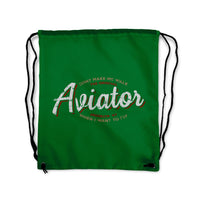 Thumbnail for Aviator - Dont Make Me Walk Designed Drawstring Bags