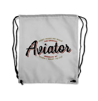 Thumbnail for Aviator - Dont Make Me Walk Designed Drawstring Bags