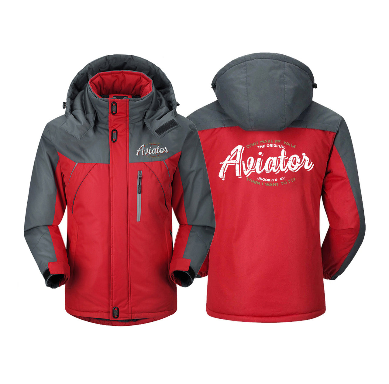 Aviator - Dont Make Me Walk Designed Thick Winter Jackets