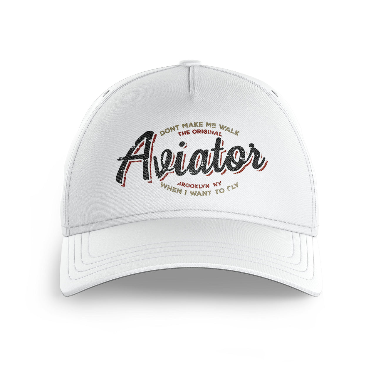 Aviator - Dont Make Me Walk Printed Hats