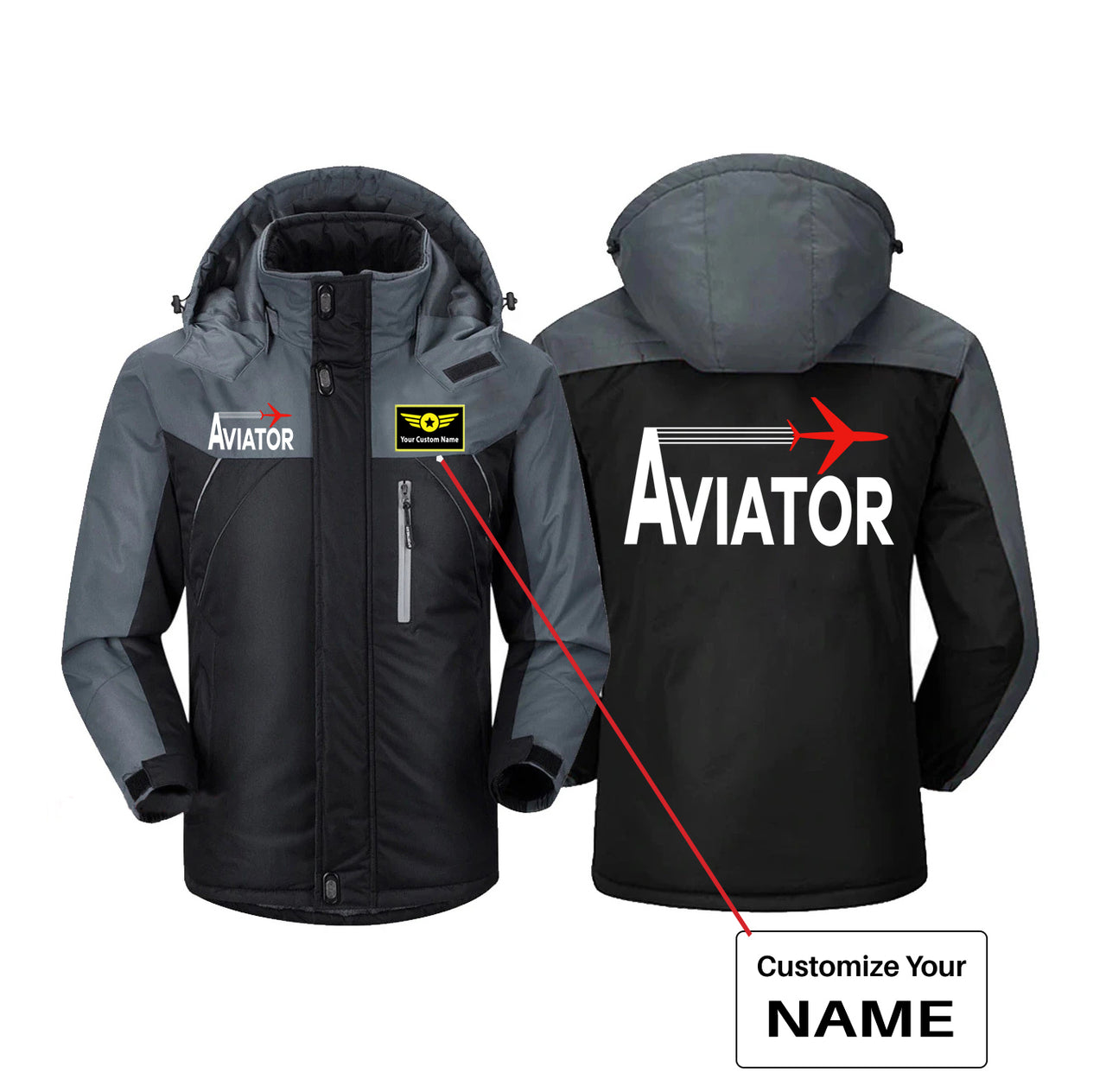 Aviator Designed Thick Winter Jackets
