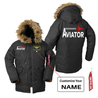 Thumbnail for Aviator Designed Parka Bomber Jackets