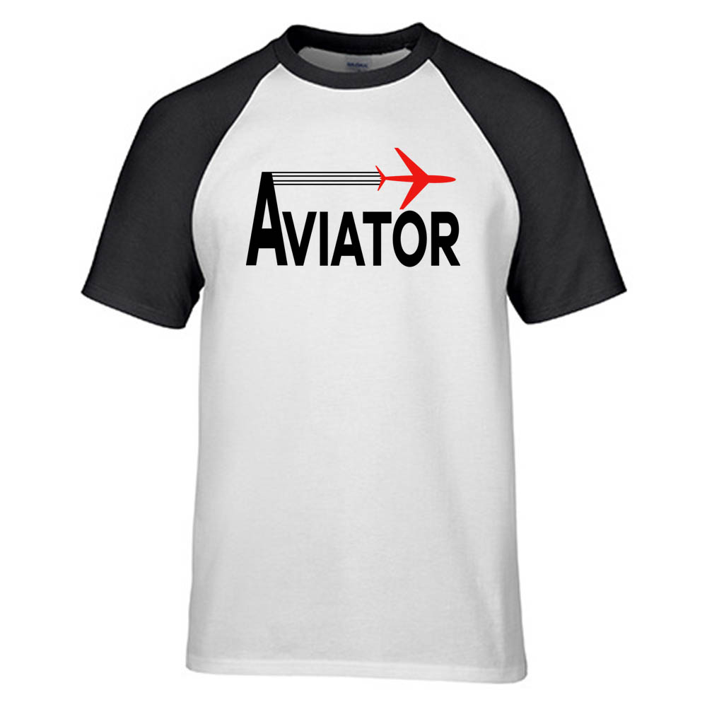 Aviator Designed Raglan T-Shirts
