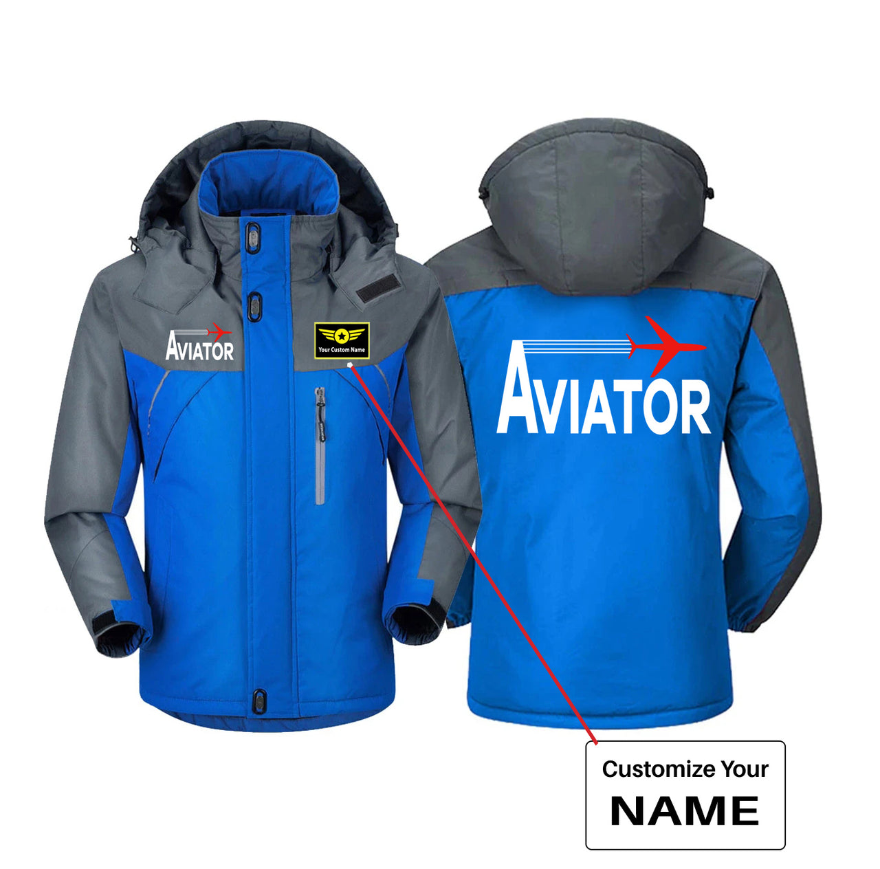 Aviator Designed Thick Winter Jackets